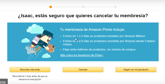 Como cancelar los pagos de  PRIME de Amazon [2019]